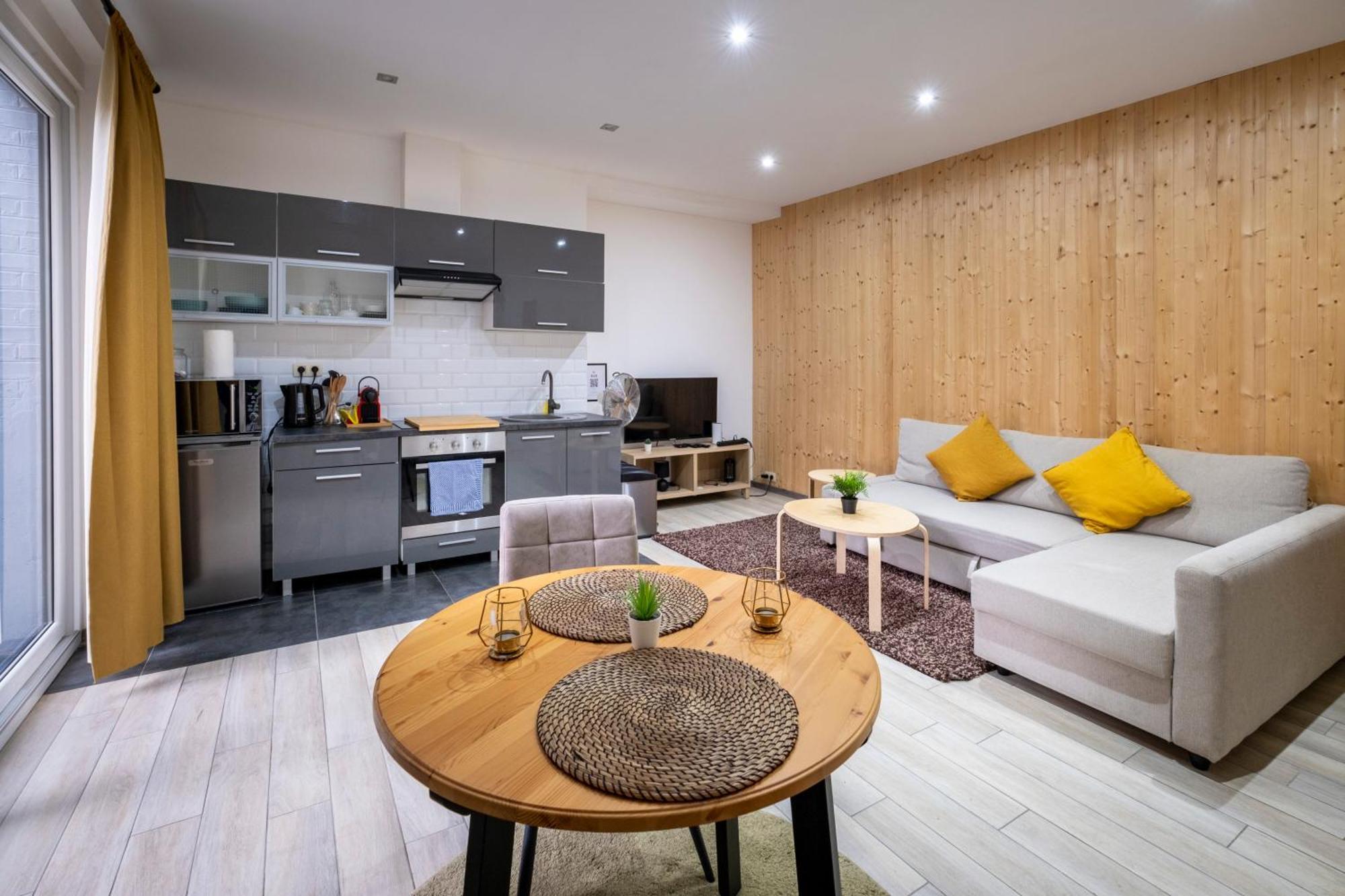 Nomad Apartments - Henin シャルルロワ 部屋 写真